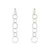E348 3-Color Narrow Linear Hoop Earring