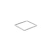 USRS.s Upper Side Square Ring in Sterling Silver