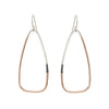 Tri-Toned Triad Earrings - Colleen Mauer Designs
