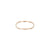 USRS.yg Upper Side Round Ring in Yellow Gold