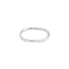 TNGRS.wg-k 1mm Wide Thin 14k White Gold Round Ring