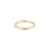 TGRS.yg-k-1.0 2.5mm Wide Gold Round Ring with Diamond in Yellow Gold