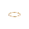 2.5mm Wide 14k Gold Round Ring - Colleen Mauer Designs