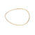 B88g.yg Thick Yellow Gold & Silver Individual Bangle Bracelet (Mostly Gold)
