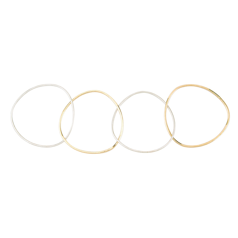 4-Loop Two or Three-Color Interlocking Bracelet - Colleen Mauer Designs