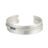 B108 Black & White Channel Cuff Bracelet Set