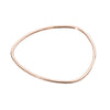 B86rg Thick Individual Bangle Bracelet in Rose Gold