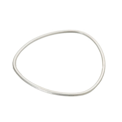 B86s Thick Individual Bangle Bracelet in Sterling Silver