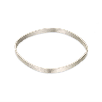 B97s 5mm Wide Square Densa Bangle in Sterling Silver