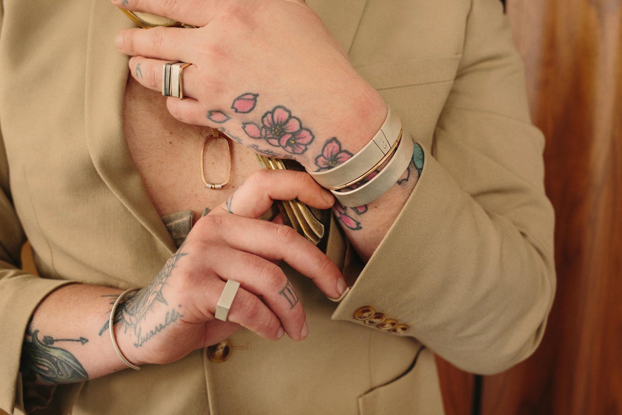 15mm Wide Densa Cuff Bracelet