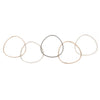 3 or 5-Loop Tri-Toned Interlocking Bangle Bracelet - Colleen Mauer Designs