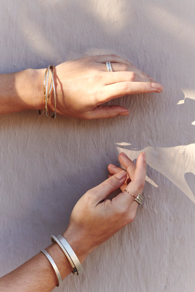 1mm Wide Monotone Stacking Ring - Colleen Mauer Designs