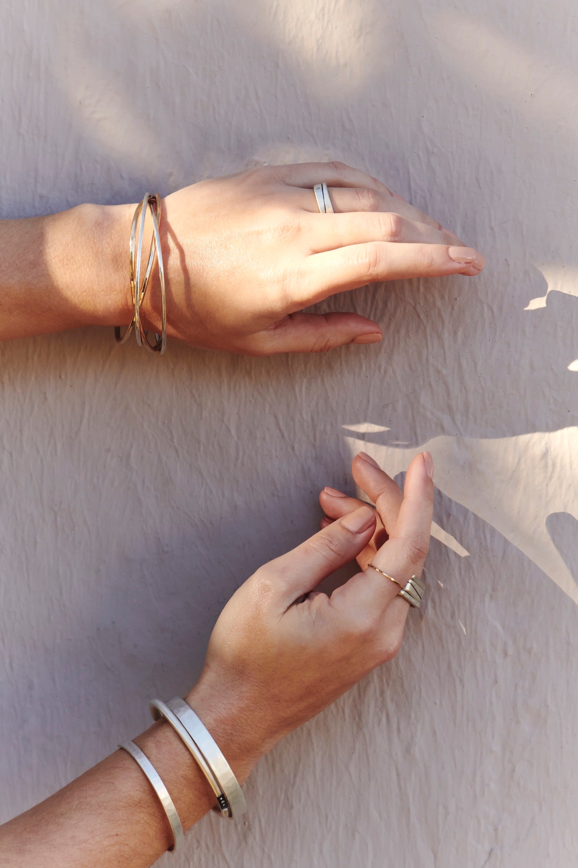 4-Loop Two or Three-Color Interlocking Bracelet - Colleen Mauer Designs