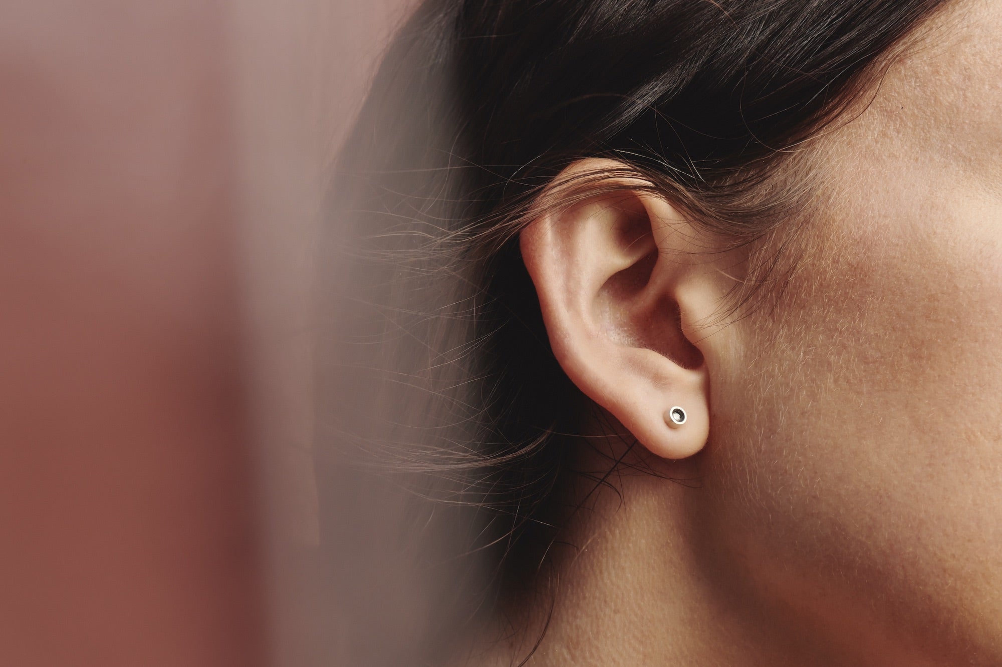 Sunken Diamond Stud Earrings - Colleen Mauer Designs