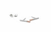 Mixed Metal Orbis Post Earrings