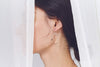 E319t.yg Tri-Toned Triad Earrings