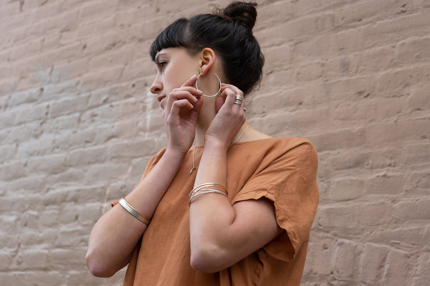 Classic Circle Hoop Earrings - Colleen Mauer Designs