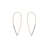 Black & Gold Teardrop Earrings - Colleen Mauer Designs
