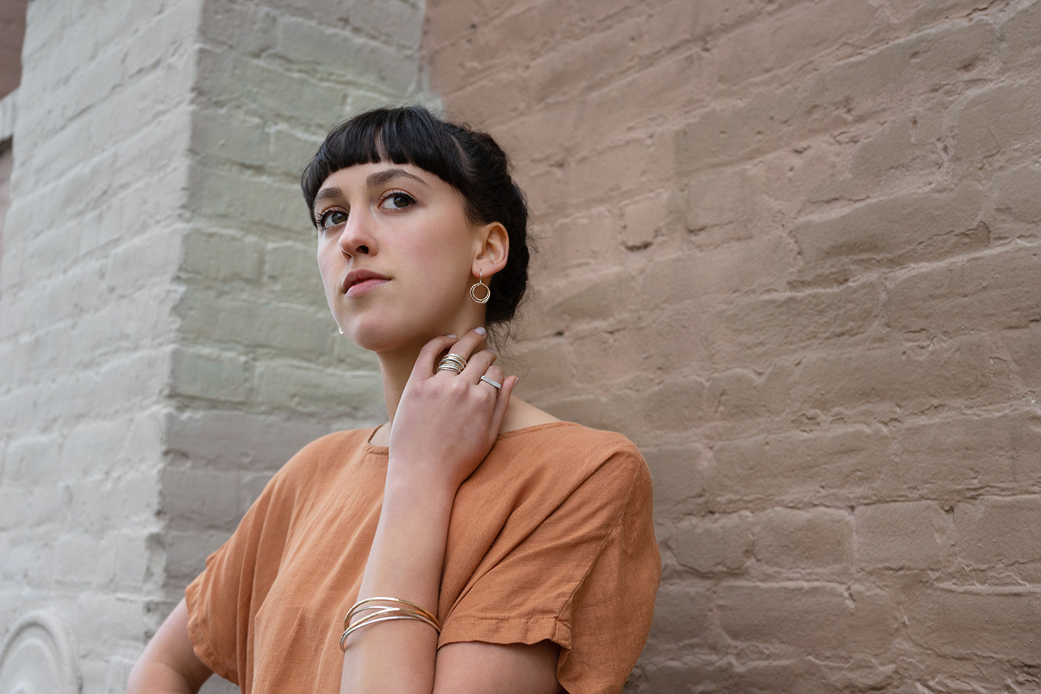 4-Color Hoop Earrings - Colleen Mauer Designs