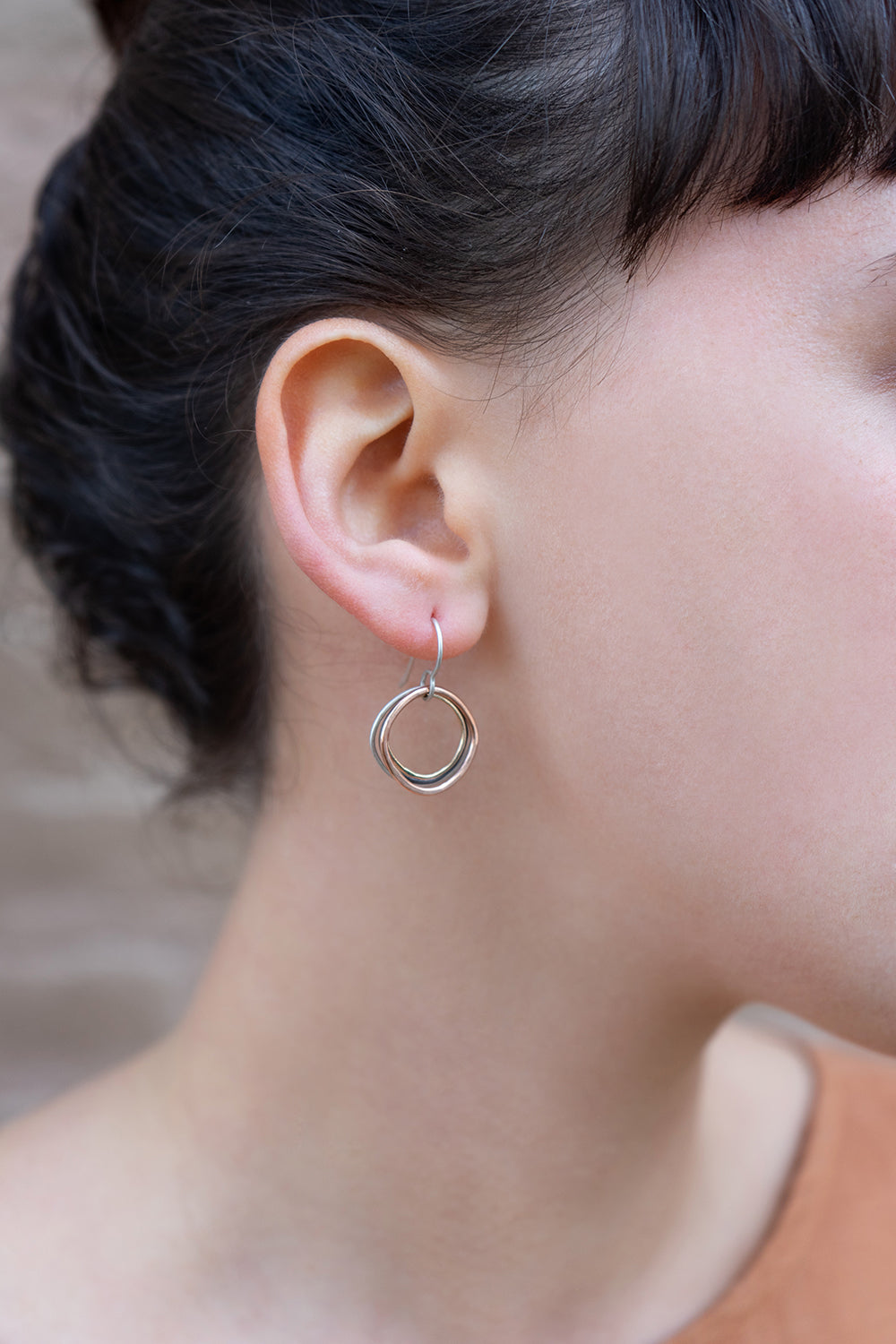 4-Color Hoop Earrings - Colleen Mauer Designs