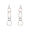 E347 4-Color Linear Hoop Earring