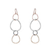 E347 4-Color Linear Hoop Earring