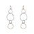 E347 4-Color Linear Hoop Earring