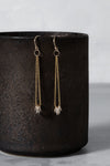 E349g.yg Gold & Silver Cinq Earrings in Yellow Gold and Sterling Silver