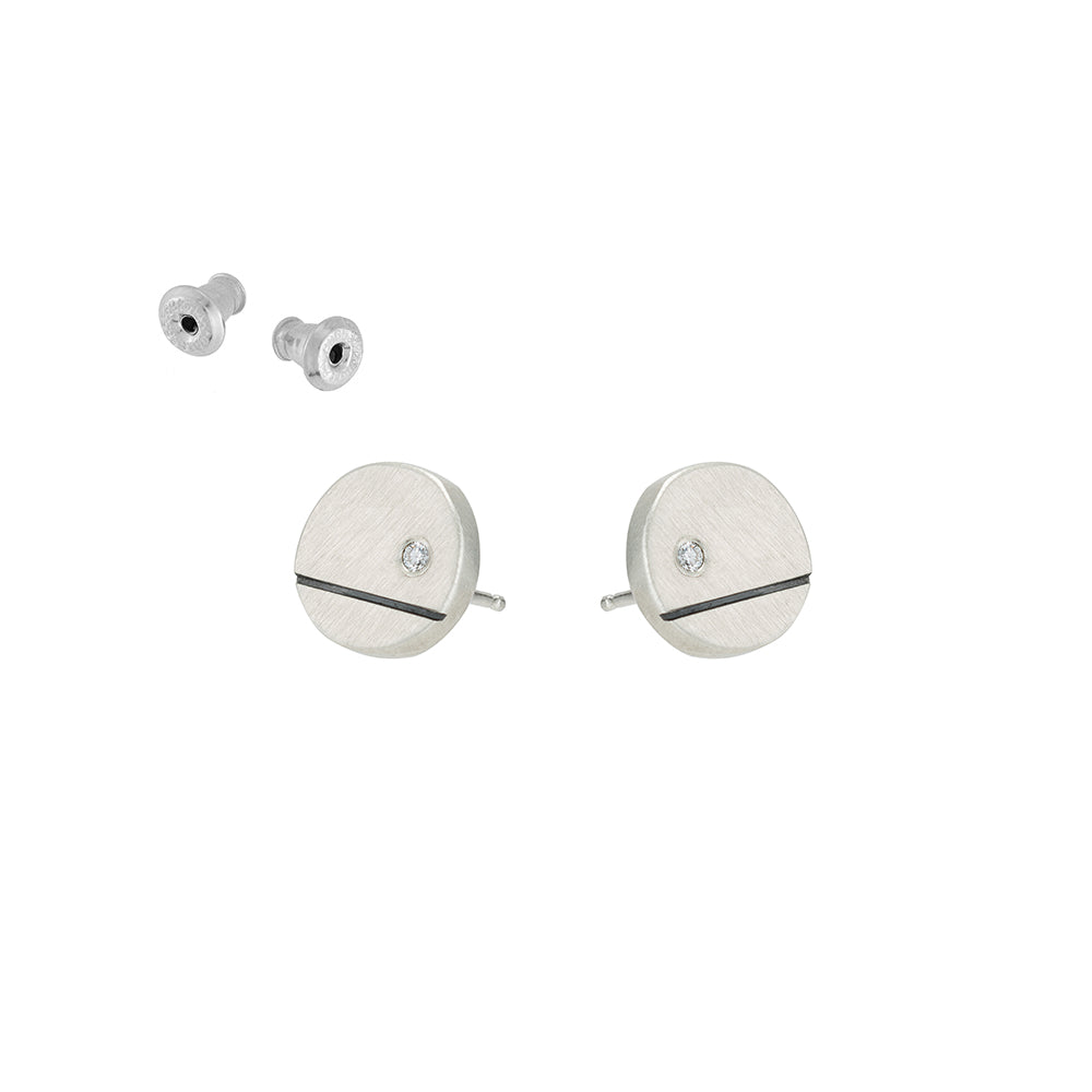 Silver Stainless Steel Bullet with Plastic Disc Earring Back - 100 pie –  Clay Craze Studio