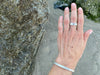 6mm Wide Sunken Diamond Ring - Colleen Mauer Designs