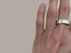 6mm Wide Silver Channel & Diamond Ring - Colleen Mauer Designs