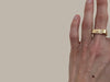 14k Gold Channel & Diamond Ring - Colleen Mauer Designs