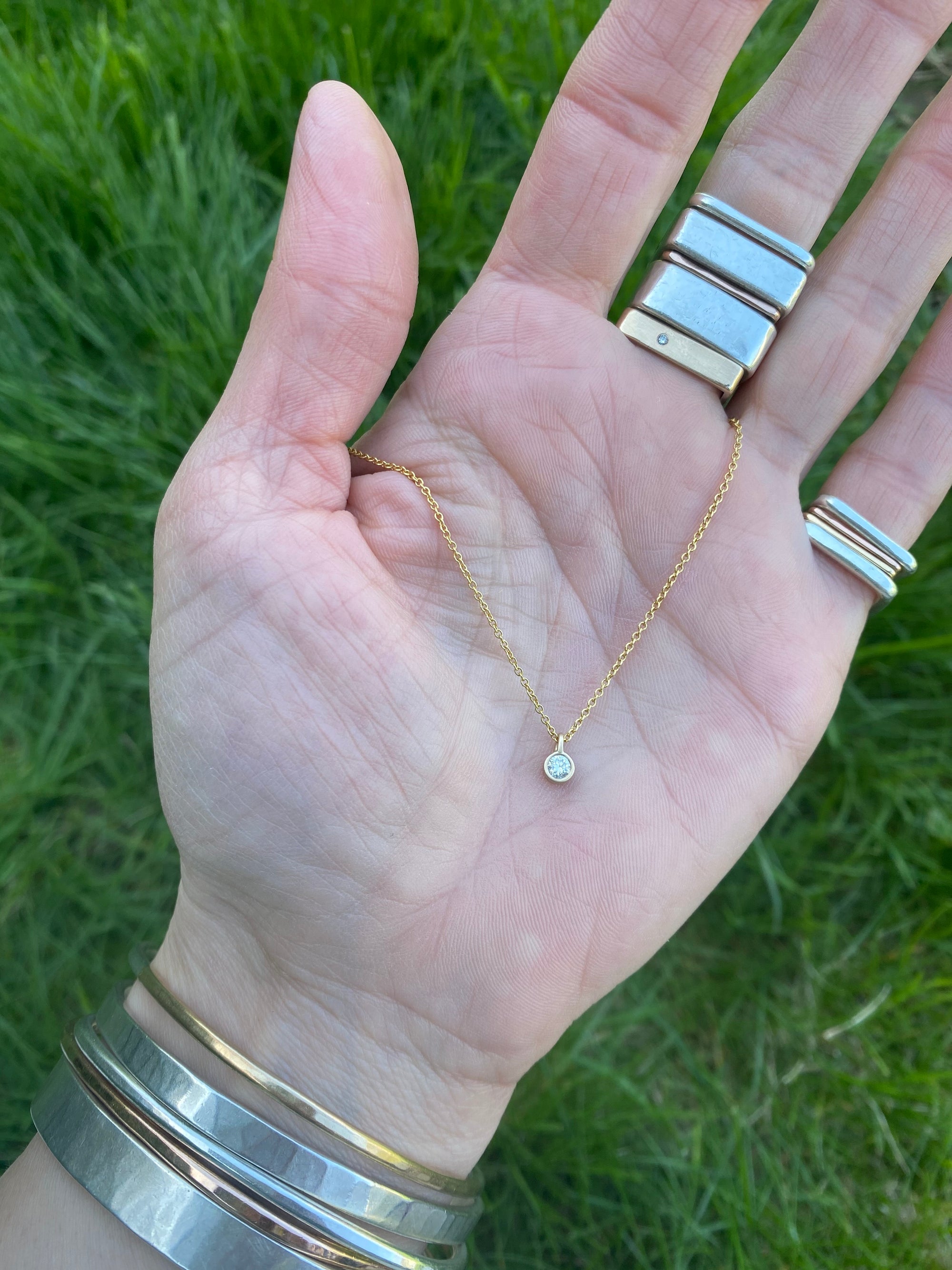 North Star Diamond Necklace - Colleen Mauer Designs