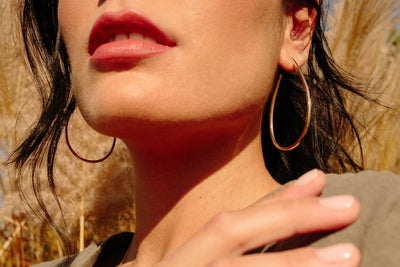 Saturn Hoop Earrings - Colleen Mauer Designs