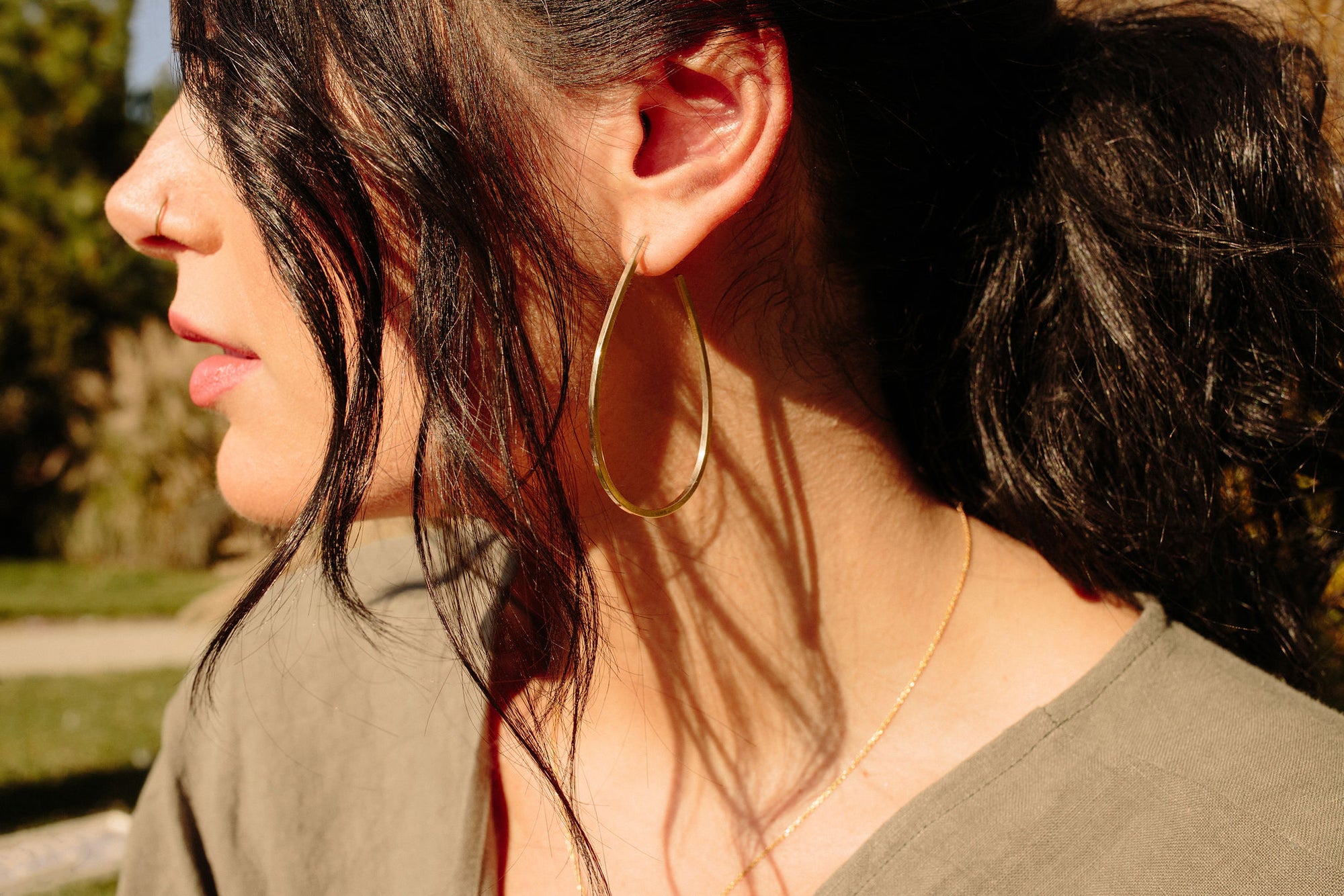 Saturn Hoop Earrings - Colleen Mauer Designs