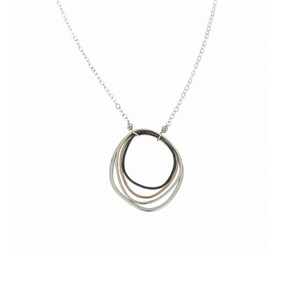 Tri-Toned Topography Necklace