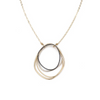 Tri-Toned Topography Necklace