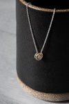 N268g.yg Famila Necklace on Sterling Silver Chain - Lifestyle Image