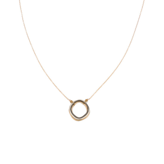 Multi-Rounded Square Necklace