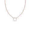 Simple Rounded Square Necklace