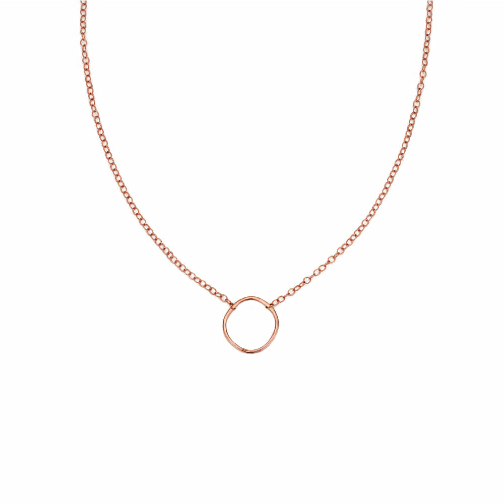 Simple Rounded Square Necklace
