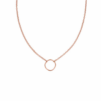 Simple Rounded Square Necklace