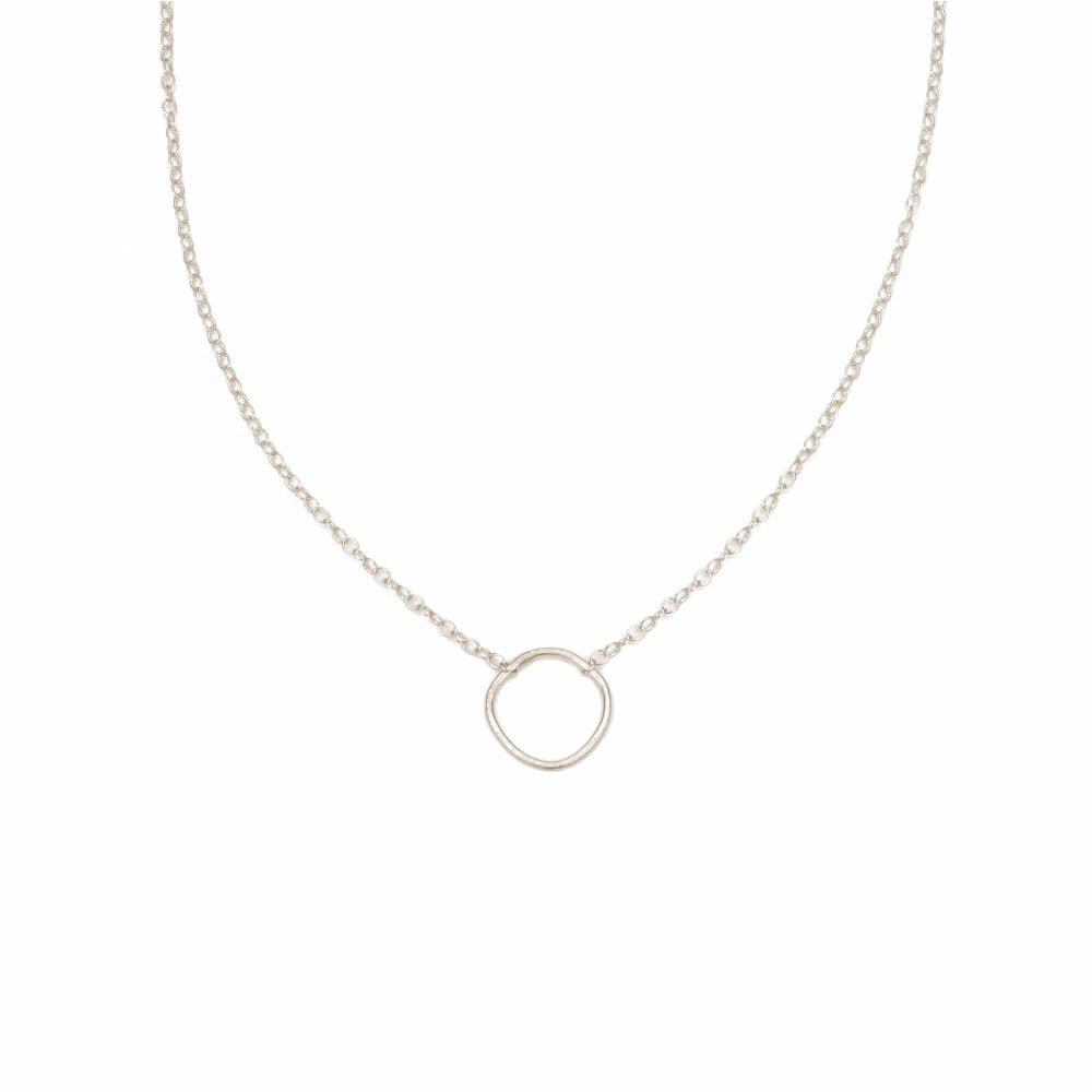 Simple Rounded Square Necklace