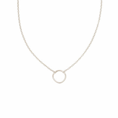 Simple Rounded Square Necklace