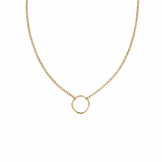 Simple Rounded Square Necklace