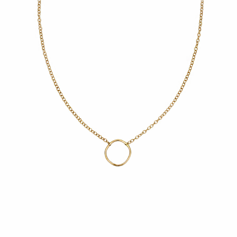 Simple Rounded Square Necklace