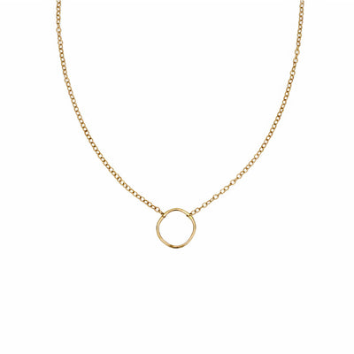 Simple Rounded Square Necklace