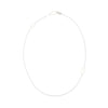 Rectangle & Delicate Chain Necklace - Colleen Mauer Designs