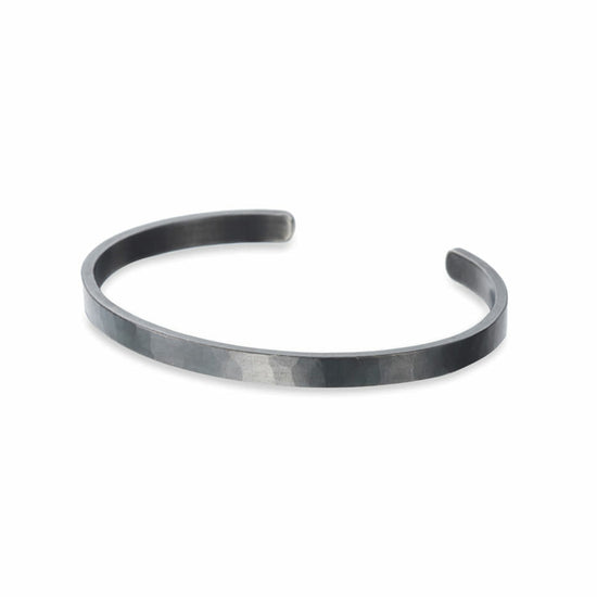 5mm Wide Black Densa Cuff Bracelet