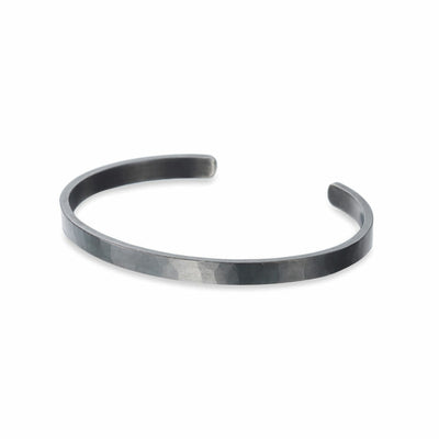 5mm Wide Black Densa Cuff Bracelet - Colleen Mauer Designs
